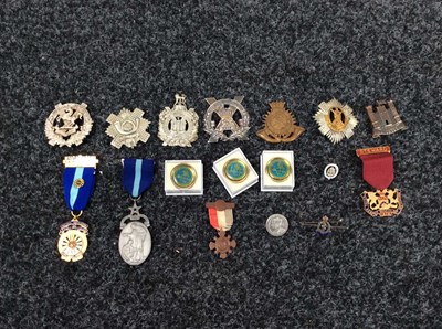 Lot 130 - Qty Of Pins, Medals & Badges - Used