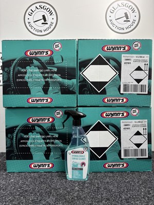 Lot 181 - 4 Boxes of Wynns Hydroalcoholic Surface Cleaner - New