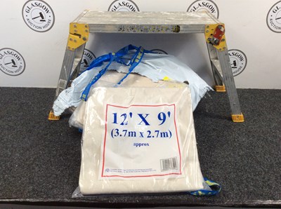 Lot 52 - 8 Dust Sheets & Decorating Platform - Mixed