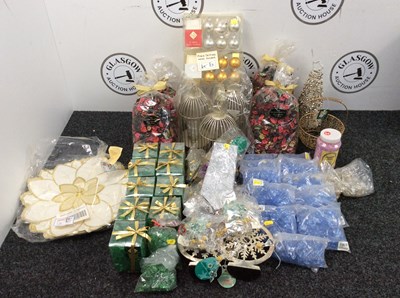 Lot 51 - Box Of Misc, Including Bird Cage Candle Holders, Pot Pourri & More - New