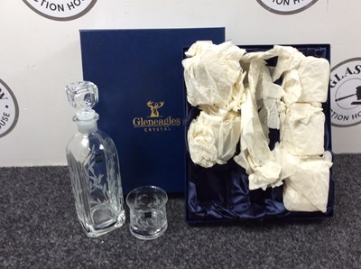 Lot 68 - Gleneagles Crystal Glass Decanter Whisky Set - New