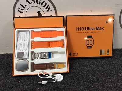 Lot 103 - H10 Ultra Max Smart Watch Kit - New