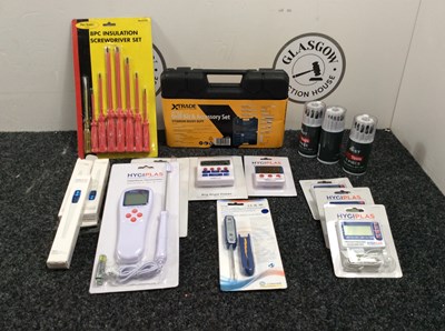 Lot 5 - Job Lot Of Misc Tools, Drill Pieces, Thermometers & Screwdrivers - New