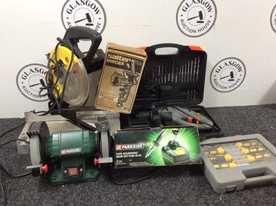 Lot 242 - Six Misc Tools, Table Saw, Grinder & More - Used