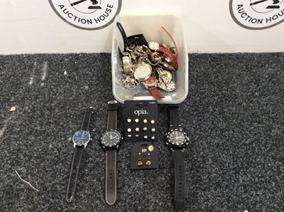 Lot 147 - Qty Of Watches & Costume Jewellery - Mixed