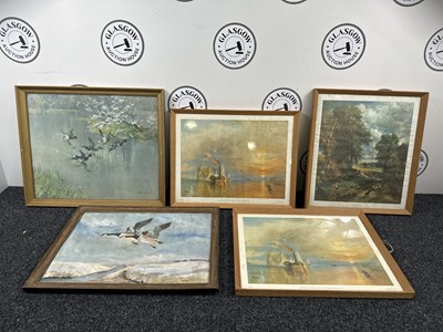 Lot 123 - 5 Framed Various Styles Of Pictures & Prints - Used