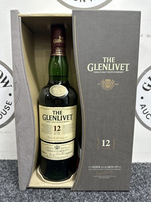 Lot 66 - The Glenlivet 12yr Old Special Edition Presentation Box Single Malt Scotch Whisky 70cl - New