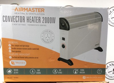 Lot 250 - Box of 4 2kw convector heaters-new
