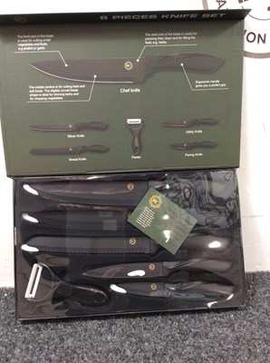 Lot 216 - Rc 6piece knife set-new