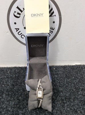 Lot 208 - Dkny ladies watch in box.