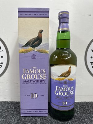 Lot 84 - The Famous Grouse 10yr Old Blended Malt Whisky 70cl - New