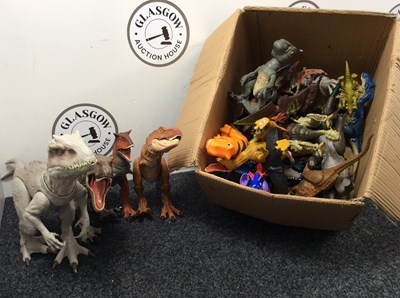 Lot 237 - Box of dinosaurs.