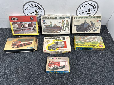Lot 36 - 7 Vintage Plastic Model Kits - Unbuilt - Mixed