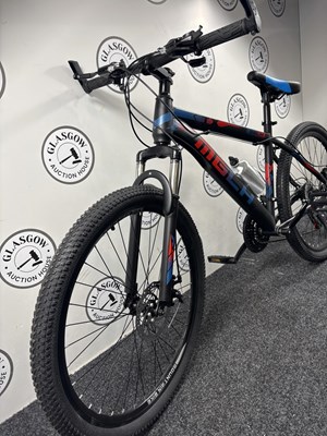Lot 290 - MGLH 26" Wheel Sport Mountain Bike Front & Rear Disk Breaks, Black/Blue/Red - New