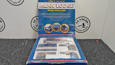 Lot 35 - Corgi limited edition Alan lodge pride of the dales model vehicle set with replaced Scania cab