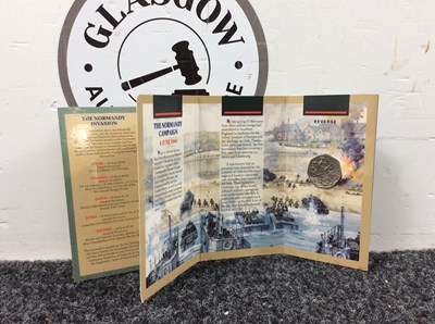 Lot 135 - 50th Anniversary of the D-Day Landings Fifty Pence Commemorative Coin - New