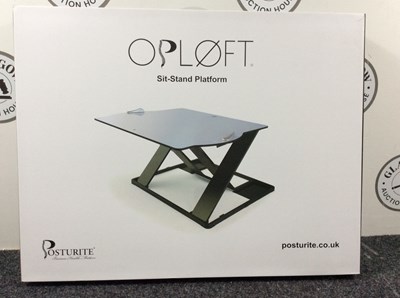 Lot 190 - Posturite Opløft Sit-Stand Platform - New