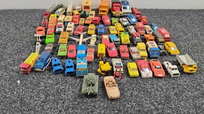Lot 33 - Box containing large qty of majorette vehicles