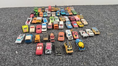 Lot 37 - Box containing large qty of matchbox vehicles