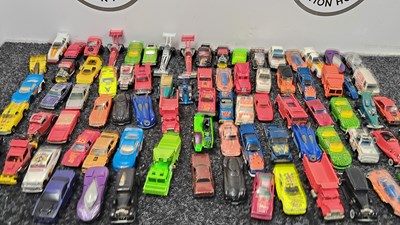 Lot 23 - Large qty of hot wheels model vehicles Inc McDonald's car