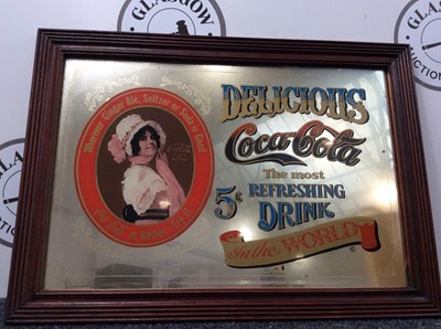 Lot 74 - Delicious Coca-Cola the most refreshing drink in the world