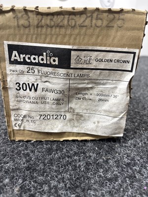 Lot 185 - Arcadia aquarium suitable Fluorescent Lamps Qty 25 - New