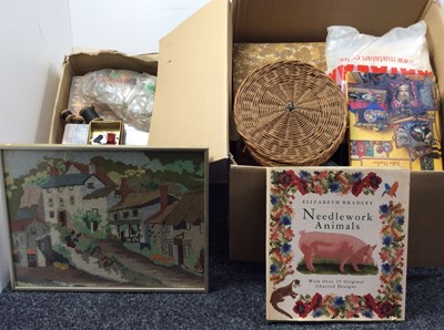 Lot 46 - Large qty of sewing and craft items