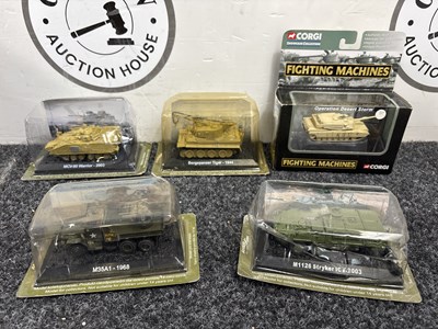 Lot 79 - 5 asstd model military vehicles
