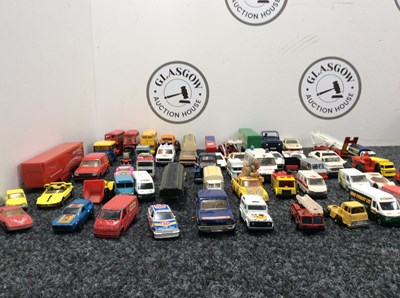 Lot 232 - Large qty of asstd model vehicles