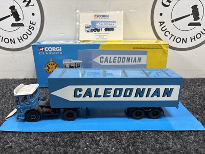 Lot 68 - Corgi classics 21302 road services Caledonian aec box trailer