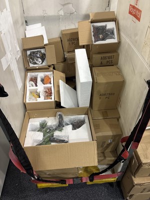 Lot 265 - Cage Containing Large Qty of Aquarium Decorations - New