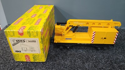 Lot 103 - Lehmann LGB 4042 model train crain carriage