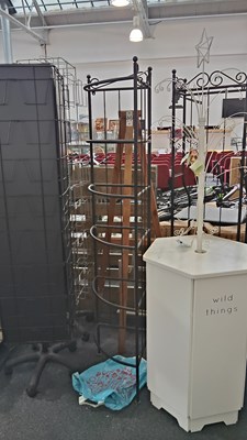 Lot 234 - Qty of shop display equipment including card spinners