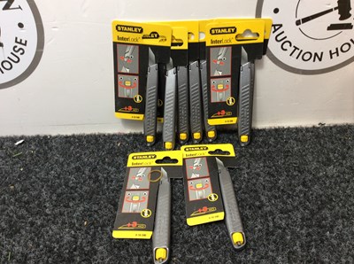 Lot 62 - 9 Interlock Stanley Safety Knife - New