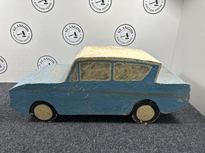 Lot 181 - Handmade Model Of The Flying Car From Harry Potter & The Chamber Of Secrets - 2FT x 1FT - Used