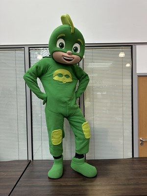 Lot 94 - Gecko From PJ Masks Mascot Costume - Used