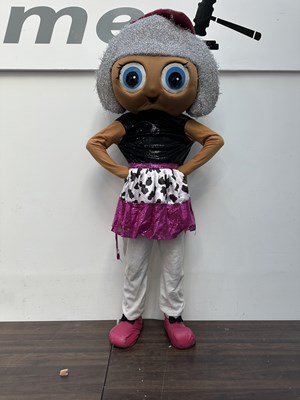 Lot 101 - Diva From L.O.L Surprise Mascot Costume - Used
