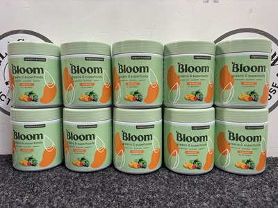 Lot 55 - 10 x Bloom Greens & Superfoods Mango Flavoured Supplement Blend - New
