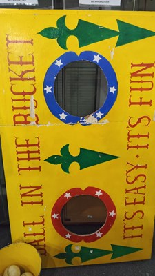 Lot 135 - Two Ball In The Bucket Fair Ground Games - Used