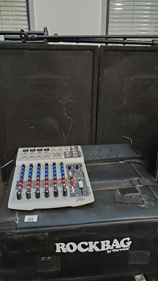 Lot 103 - Peavey speakers, mixed and phonics amplifier