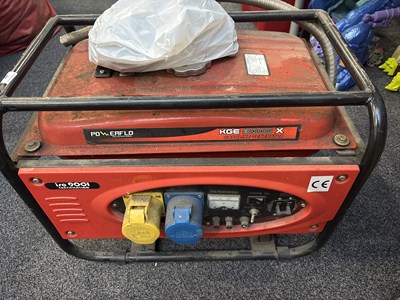 Lot 37 - Powerfld KGE3000X Single-Phase Petrol Generator - Used