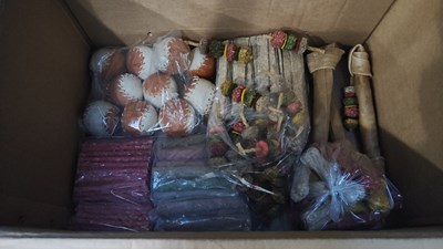 Lot 48 - Box of assorted dog treats
