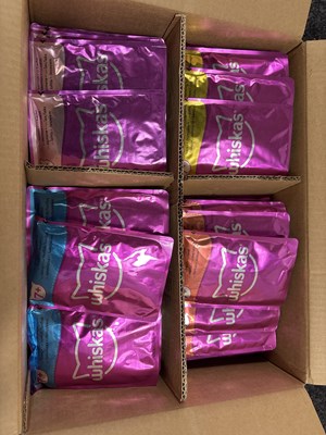 Lot 26 - Box of 84 pouches of whiskas cat food o.o.d