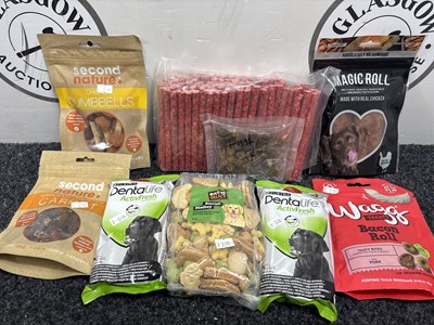 Lot 13 - Box of dog treats.