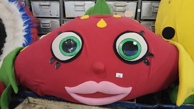 Lot 145 - Shopkins Strawberry Kiss Mascot Costume - Used