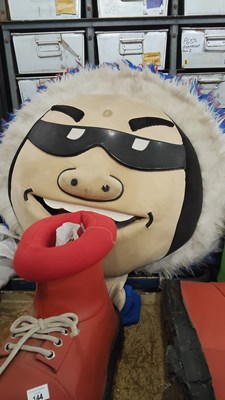Lot 144 - Little Mo The Eskimo Mascot Costume - Used