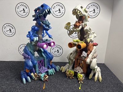 Lot 36 - Imaginext Ultra T-Rex & Ice Blue Version with Accessories - Used