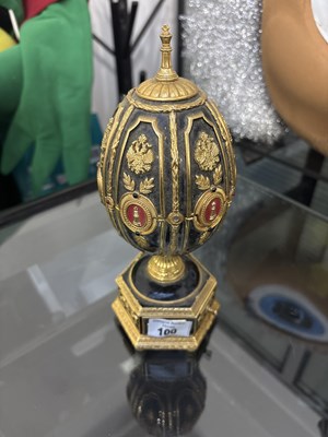 Lot 100 - *Missing 2 Pieces* The Imperial Jewelled Egg Chess Set By House Of Fabergé - Used