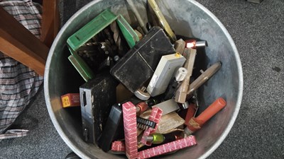 Lot 127 - Large Qty Of Various Sizes Drill Bits & Chucks - Used