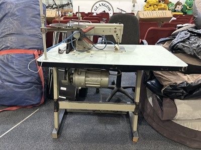Lot 188 - Industrial Sewing Machine & Chair - Used